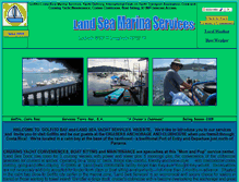Tablet Screenshot of marinaservices-yachtdelivery.com